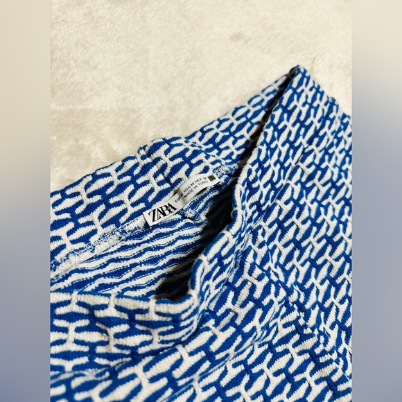 Zara retro jacquard pants - Picture 3 of 4